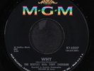 BEATLES: why / cry for a shadow MGM 7