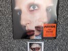 LADY GAGA MAYHEM EXCLUSIVE SILVER VINYL LP + POSTER & SIGNED AUTOGRAPH ART CARD