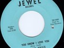 Banny Price '65 You Know I Love You VG++ Jewel Northern Soul original press hole