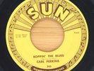 CARL PERKINS - BOPPIN' THE BLUES / ALL MAMA'S CHILDREN - ROCKABILLY 45 SUN