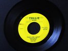 1964 Beatles Twist And Shout Tollie Green Block Letters Promo Man Stamp VG++