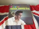 ELVIS PRESLEY PARADISE HAWAIIAN STYLE LSP-3643 BLACK LABEL STUNNING NM