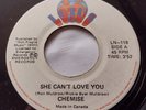 CANADA  Ex to NM- CHEMISE She Can't Love You 1982 MODERN FUNK SOUL BOOGIE 45