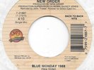 NEW ORDER Blue Monday 1988/True Faith on Qwest synth pop 45 HEAR