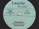 The Mystics HUSHABYE / ADAM AND EVE reproduction pressing  LAURIE 3028 78rpm