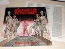 1987 LP KREATOR Terrible Certainty - West Germany with postcard