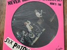 SEX PISTOLS - NEVER MIND THE BOLLOCKS  EX+/EX+ PICTURE DISC VINYL LP /1978 FIRST