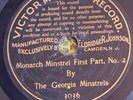 Victor  Monarch 3036 Georgia Minstrels FIRST PART No. 2    78rpm V+ 1901