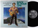 Jonathan Richman & Modern Lovers - Back In Your Life LP - Beserkley VG+ PROMO