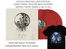 SLEEP TOKEN - TAKE ME BACK TO EDEN TRANSPARENT RED Vinyl 2LP & TEE  NEW IN HAND