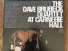 DAVE BRUBECK QUARTET AT CARNEGIE HALL PART 1 & 2 - COLUMBIA C2S 826  DOUBLE LP