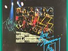 Kiss Unplugged Lp Vinyl Record Signed By Peter Criss  And Ace Frehley