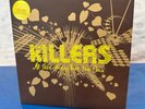 The KILLERS All These Things That I've Done 45 + POSTER YELLOW VINYL Excellent