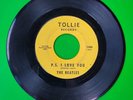 BEATLES 1964 Rare ERROR Record TOLLIE 45 RPM Love Me Do P.S. I Love You