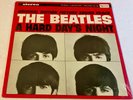 BEATLES 1964 FACTORY SEALED A Hard Days Night Lp RED Cover color heavier Press