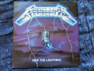 METALLICA - Ride The Lightning LP 1984 Elektra/Megaforce Original AR Pressing NM