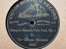 78RpmHistoric, The Georgia Minstrels 'Monarch Minstrel First Part No1' Monarch