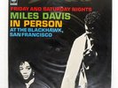 MILES DAVIS IN PERSON CBS SONP50070 Japan VINYL 2LP