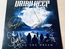 Uriah Heep Living The Dream Signed Used Vinyl