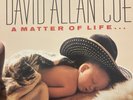 David Allan Coe ‎– A Matter Of Life... And Death LP 1987 Coulmbia Promo 40571
