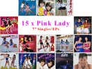 15x7” Singles Pink Lady  Carmen 77 SOS Wanted Southpaw Monster +10 Japan