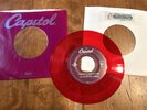 PAUL McCARTNEY NM Wonderful Christmastime Rudolph (BEATLES) Red Vinyl 7