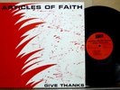 Articles of Faith GIVE THANKS LP Original 1984 Reflex LP Insert SUPERB + Fanzine