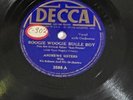 ANDREWS SISTERS BOOGIE WOOGIE BUGLE BOY on DECCA 78 RPM RECORD 3598