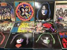 9x Kiss LP’s: Ace Frehley Solo Poster,Alive II,Destroyer,Love Gun,and Roll Over+