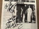 Jerry Lee Lewis Hand Signed & Linda Gail Lewis Autograph Vinyl LP Album Together