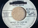 ELVIS PRESLEY 1956 WLP DJ COPY PROMO 45 LOVE ME TENDER Canada RCA 45 + sleeve VG
