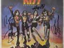 KISS DESTROYER 1976 VINYL ALBUM SIGNED BY ACE, GENE, PAUL & PETER  KISS ARMY