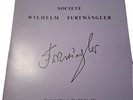 33T X 2  SOCIETE WILHELM FURTWÄNGLER STRAUSS-SCHUBERTConcert du 06/01/1921