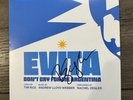 Evita Vinyl SIGNED Rachel Zegler Dont Cry for me Argentina LONDON Palladium
