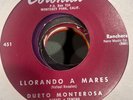 Latin 45 Costeños Del Valle Colonial Dueto Monterosa Llorando A Mares Ojitos  VG