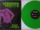 THE CRAMPS  black leather...  LP  GREEN