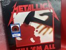 Metallica Kill 'Em All Lp Walmart Exclusive Jump In The Fire Red Vinyl New