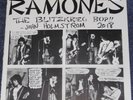 RAMONES BLITZKRIEG BOP IMPORT 45 RECORD SIGNED JOHN HOLMSTROM RED VINYL PUNK