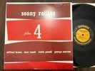 SONNY ROLLINS Plus 4 LP - Prestige 7038 OJC-243 Clifford Brown Max Roach EX/VG+