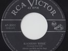 HOT COUNTRY BOP 45 JOHNNIE LEE WILLS BLACKBERRY BOOGIE RCA 5001 VG++ to NR MINT