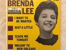 1960 BRENDA LEE Rock’n Roll 45 RPM Record EP - I Want To Be Wanted