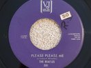 THE BEATLES US 45 VEE JAY VJ 581 PLEASE PLEASE ME / FROM ME TO YOU Purple Label