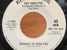 ROY HAMILTON   Crackin' Up Over You. '66 northern soul 45 on RCA DJ. EX. HEAR
