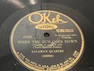 KALAMA'S Quartet Okeh 41322 Hawaiian 78 RPM Record Steel Guitar Hawaii Kalamas