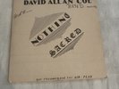 David Allan Coe Vinyl Nothing Sacred Original Press Vinyl LP