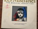 Les Miserables Broadway Musical Soundtrack GHS 24151 2x LP Album 1987 Geffen