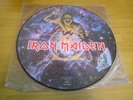 IRON MAIDEN LP PIECE OF MIND PICTURE DISC Capitol SEAX 12306 1983 JETHRO TULL