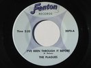 PLAGUES I’ve Been Through It Before 7” 45 1966 Fenton, Michigan garage, NM Vinyl