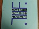 New Order  - Movement. Vinyl LP. 1981. VG+/VG
