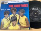 THE CHIFFONS - HE'S SO FINE - UK 7”on STATESIDE SS 172 with HAND MADE PIC SLEEVE